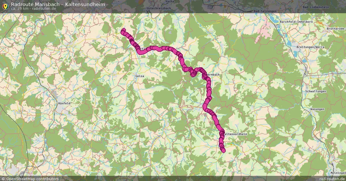 Radtour Mansbach – Kaltensundheim