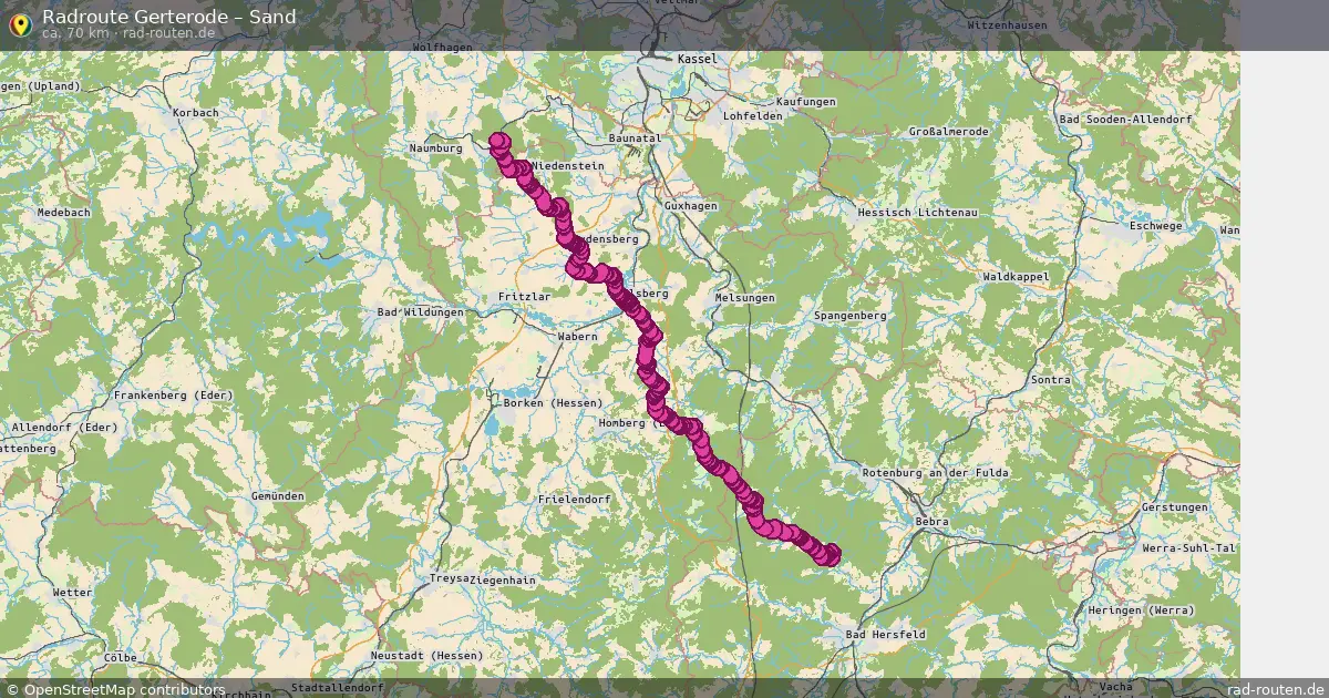 Radtour Gerterode – Sand
