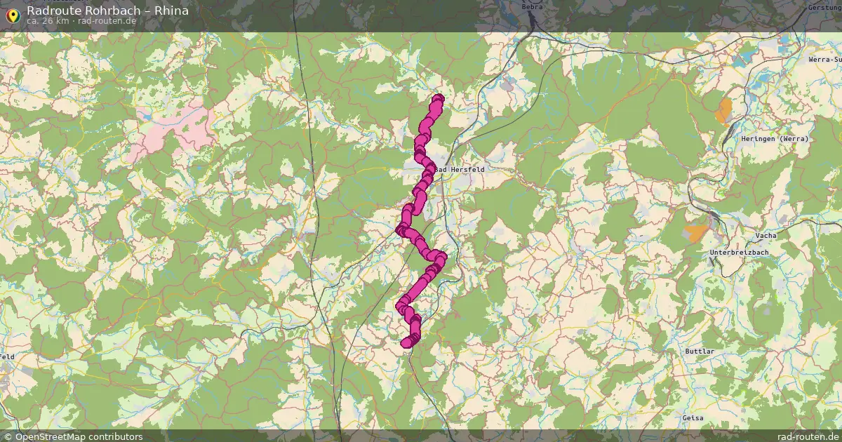 Radtour Rohrbach – Rhina