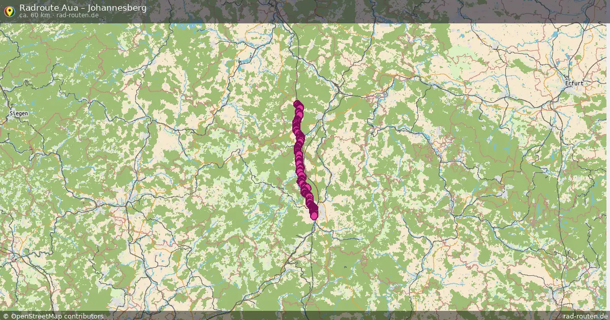 Radtour Aua – Johannesberg