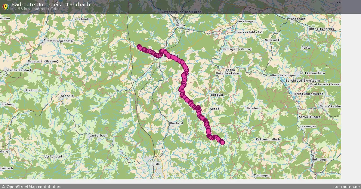 Radtour Untergeis – Lahrbach