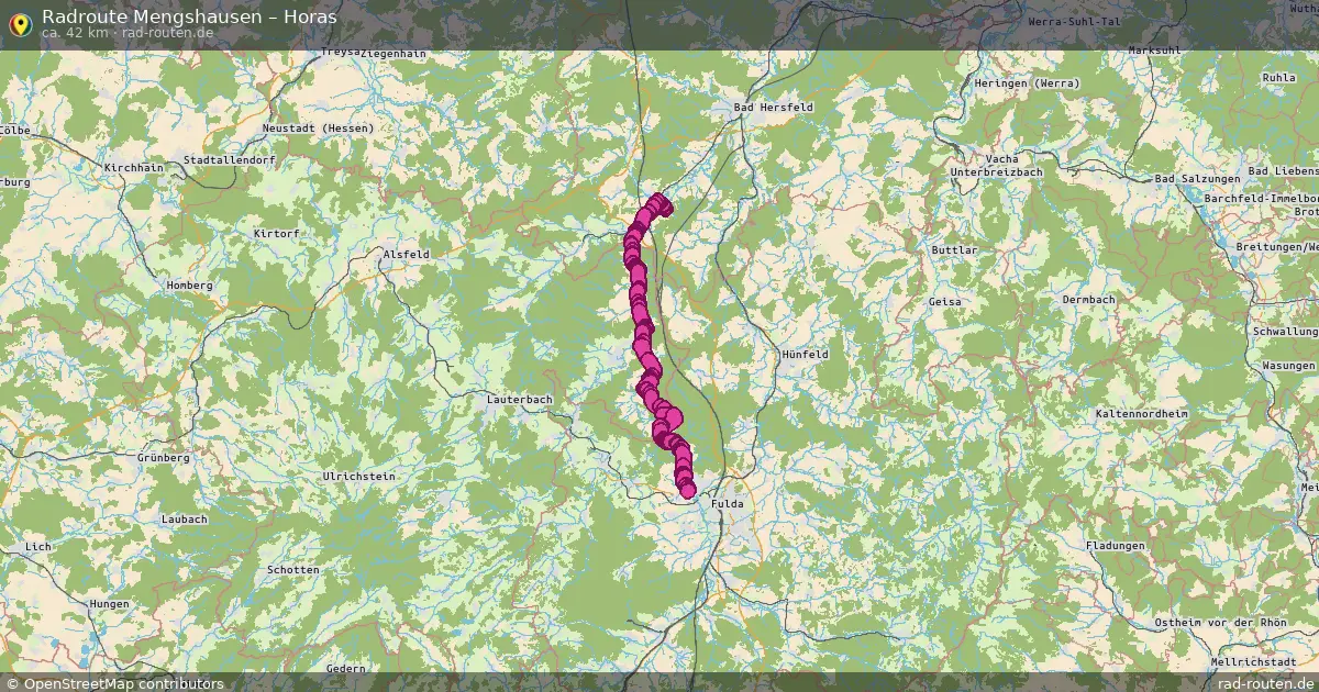 Radtour Mengshausen – Horas