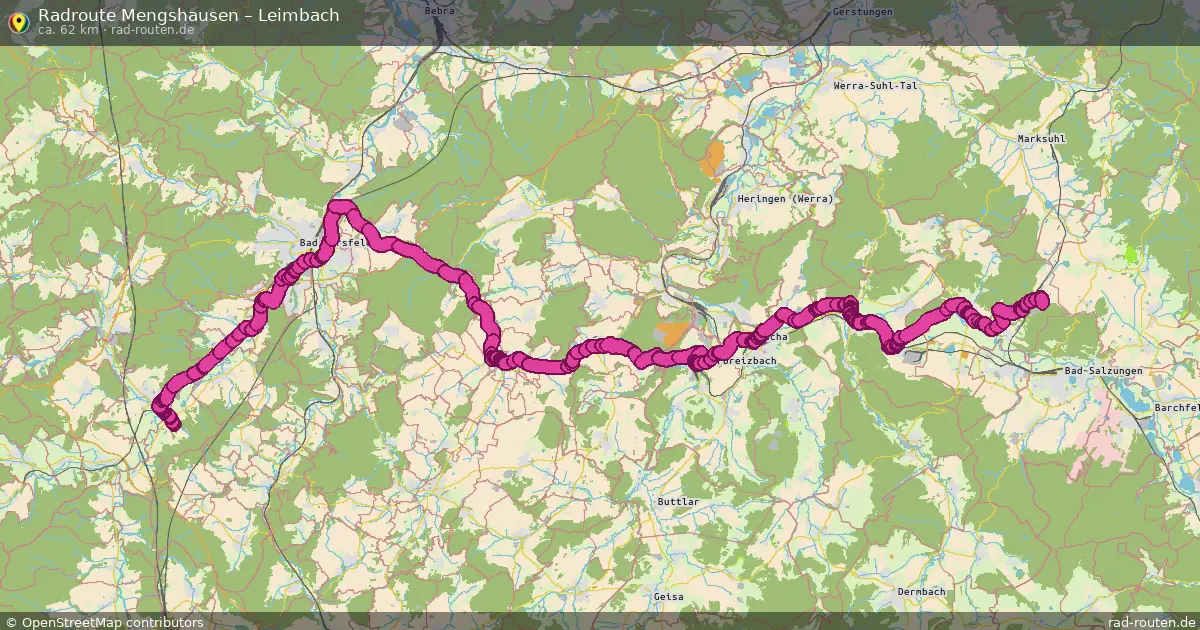 Radtour Mengshausen – Leimbach