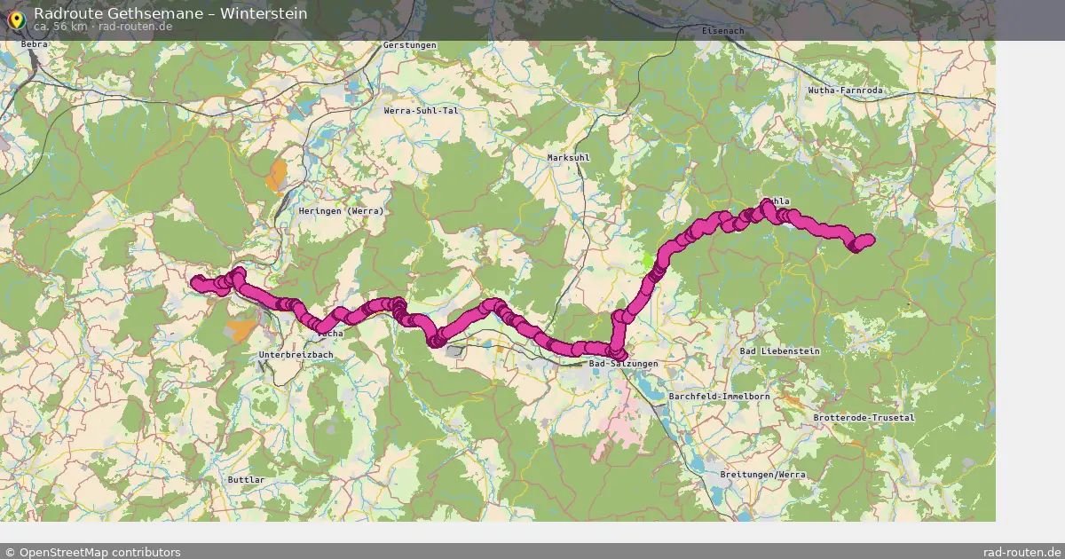Radtour Gethsemane – Winterstein