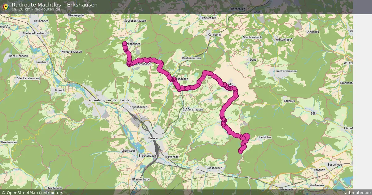 Radtour Machtlos – Erkshausen