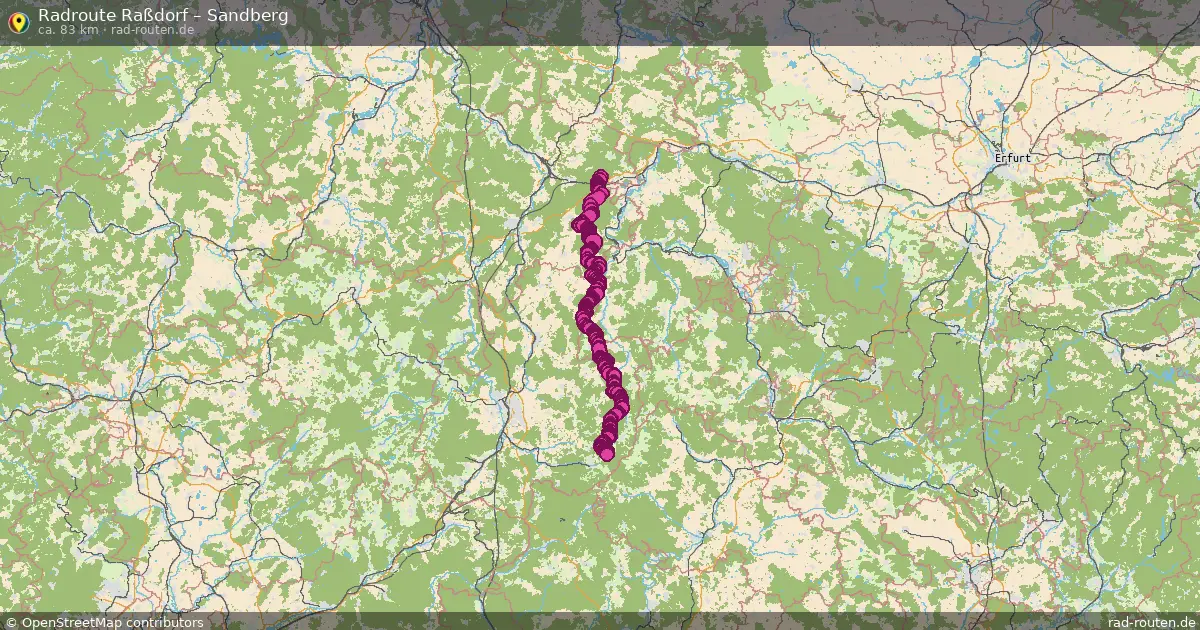 Radtour Raßdorf – Sandberg