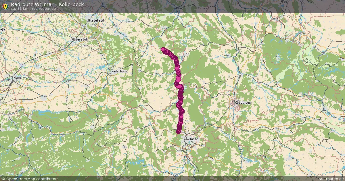 Radtour Weimar – Kollerbeck