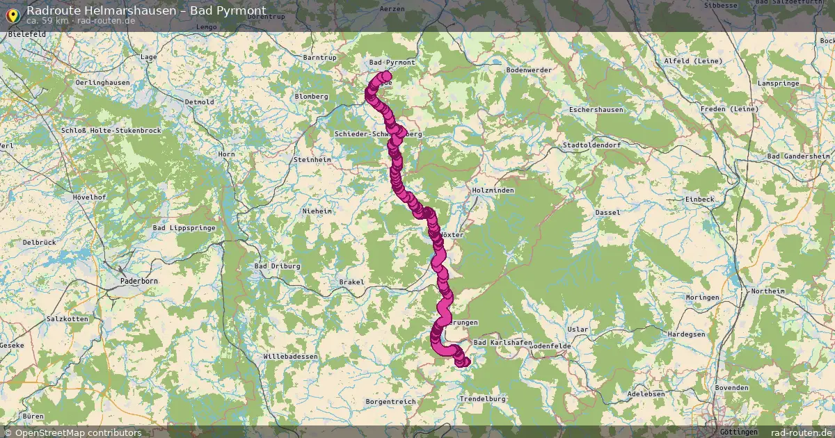 Radtour Helmarshausen – Bad Pyrmont