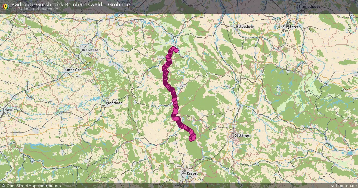 Radtour Gutsbezirk Reinhardswald – Grohnde
