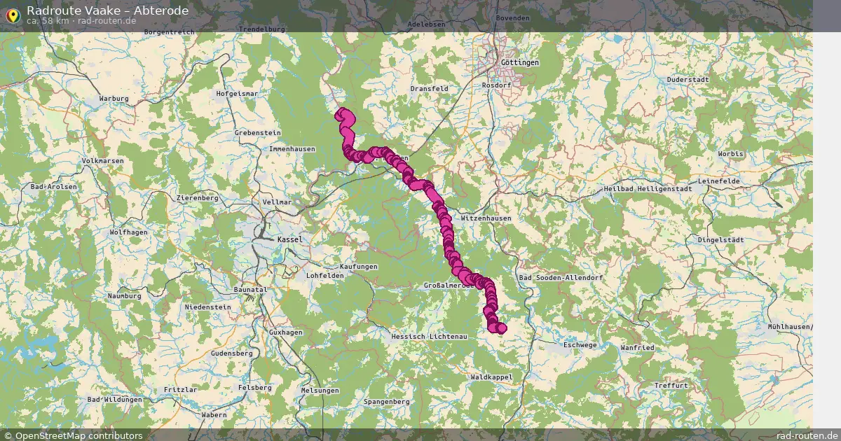Radtour Vaake – Abterode