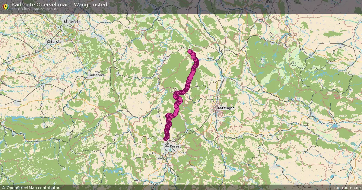 Radtour Obervellmar – Wangelnstedt