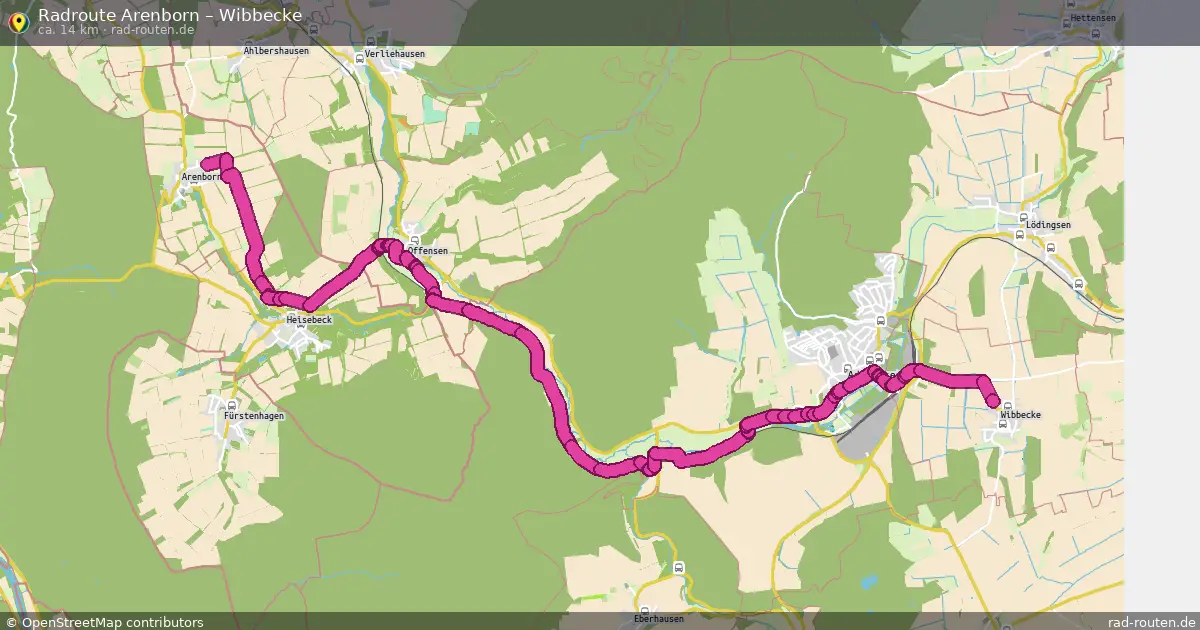 Radtour Arenborn – Wibbecke
