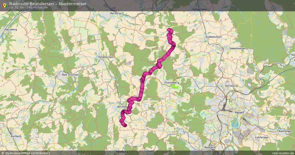 Radtour Bründersen – Niedermeiser