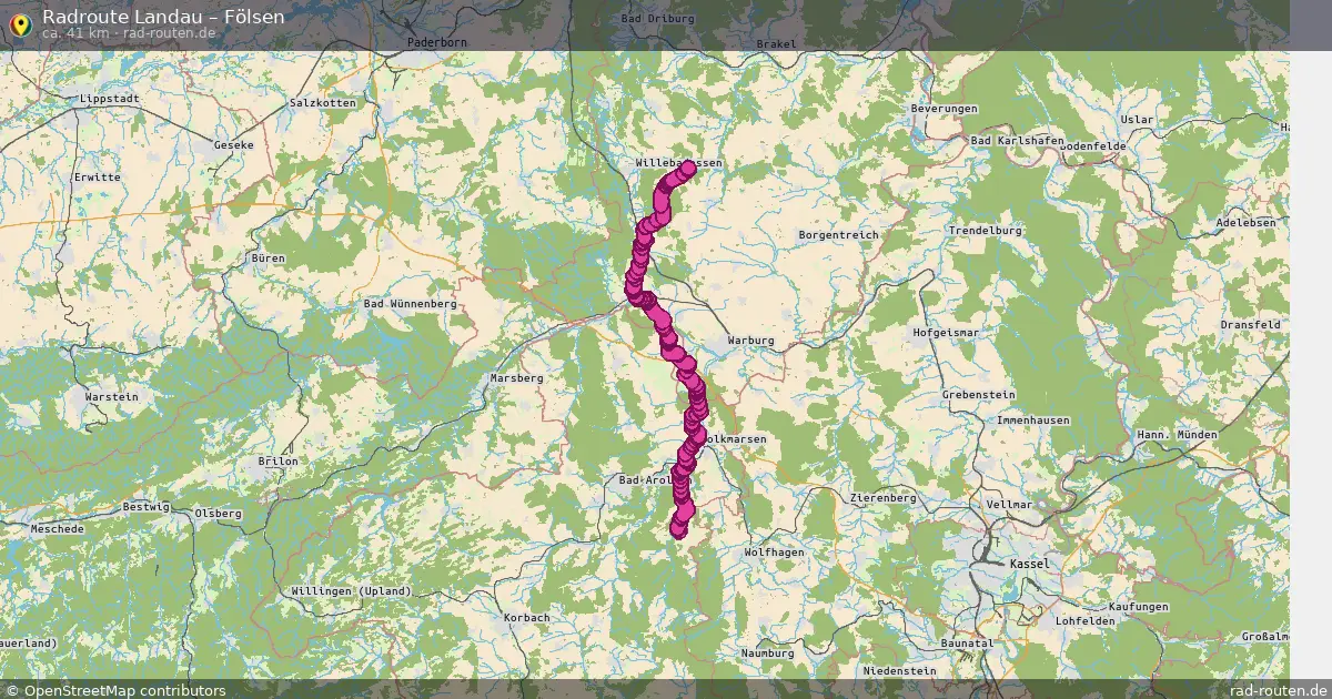 Radtour Landau – Fölsen