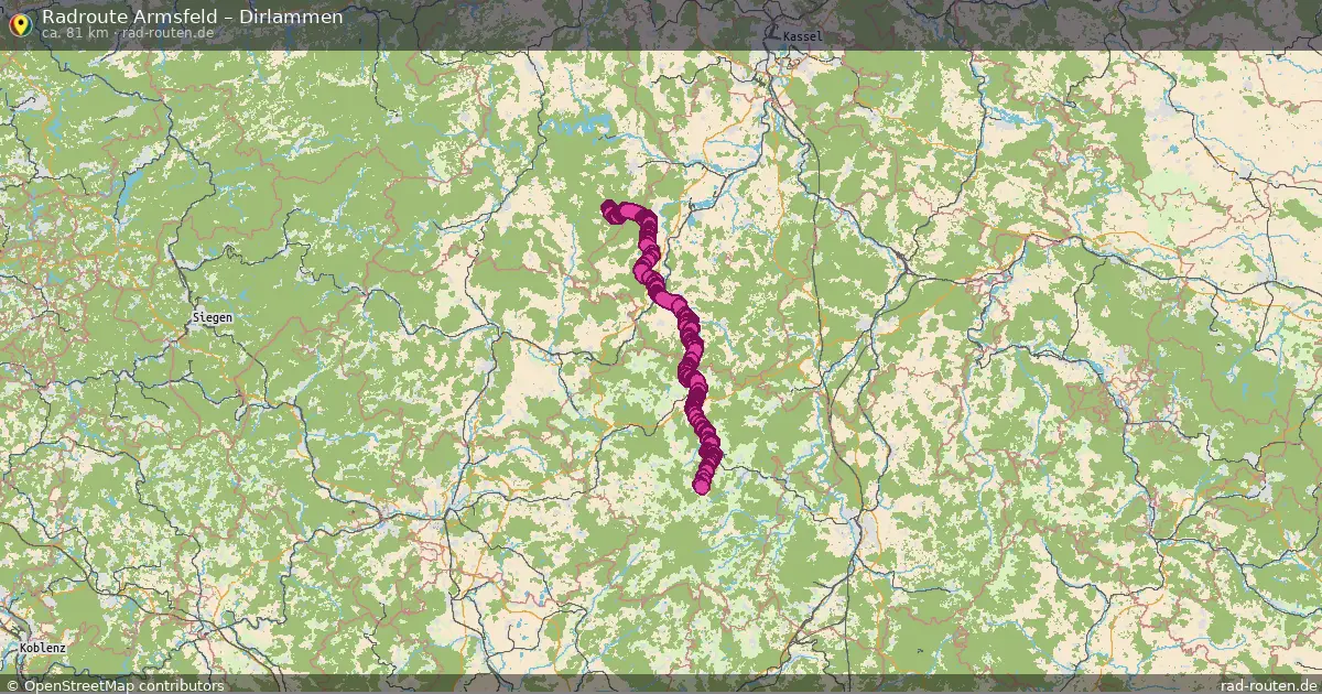 Radtour Armsfeld – Dirlammen