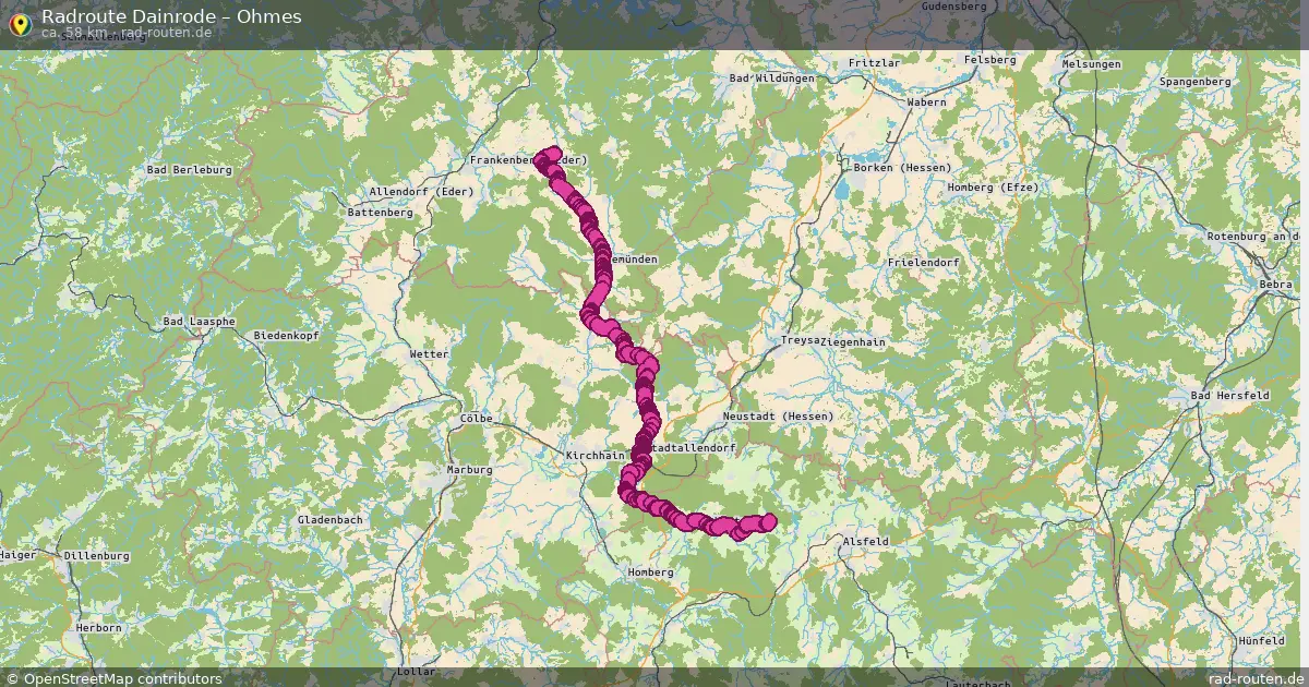 Radtour Dainrode – Ohmes