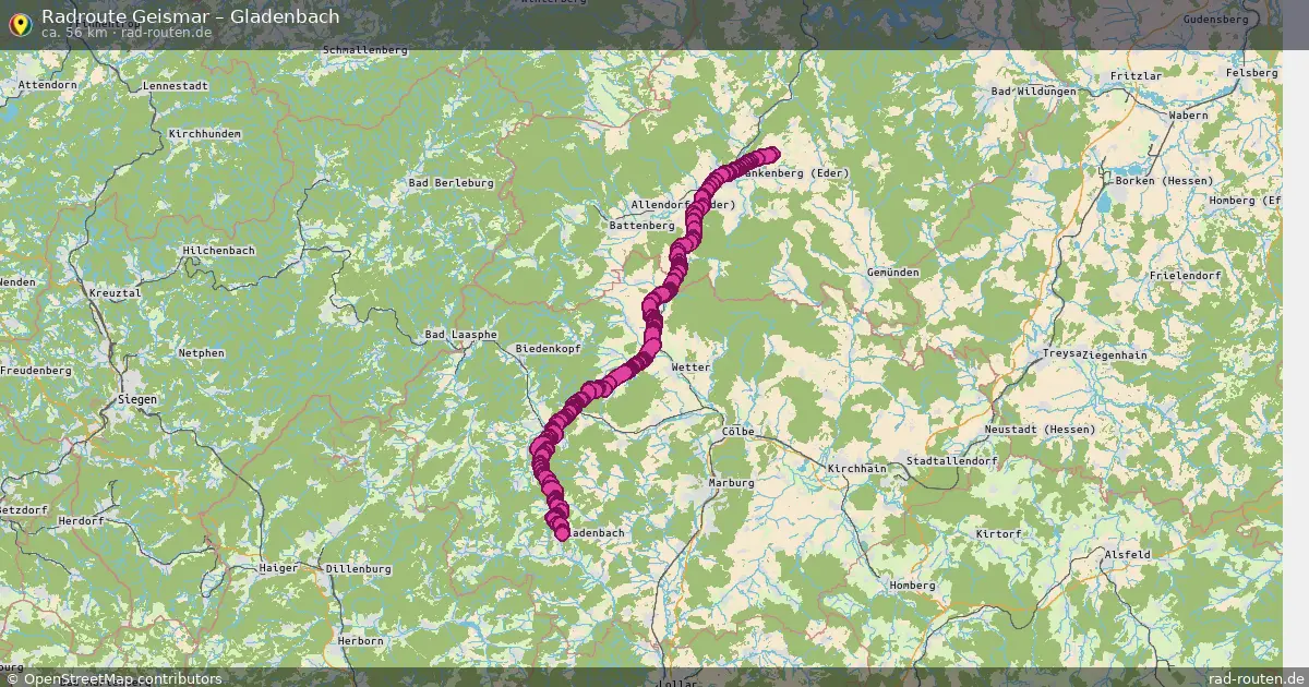 Radtour Geismar – Gladenbach