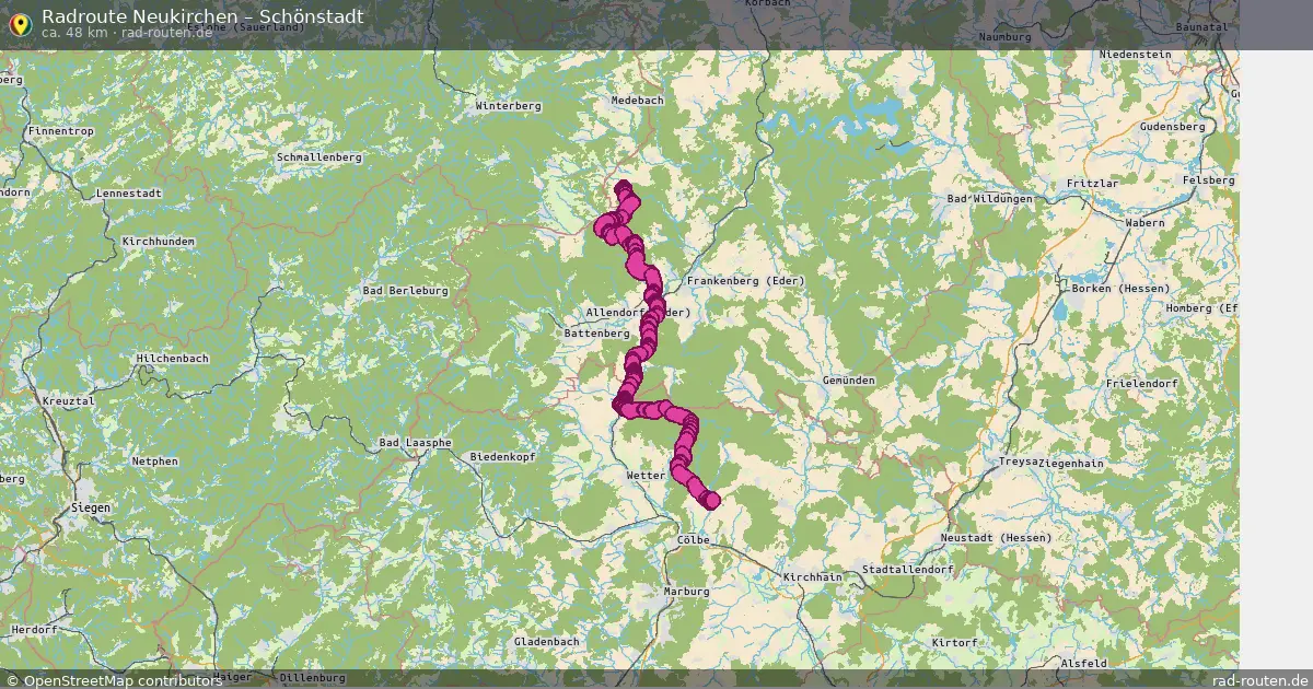 Radtour Neukirchen – Schönstadt