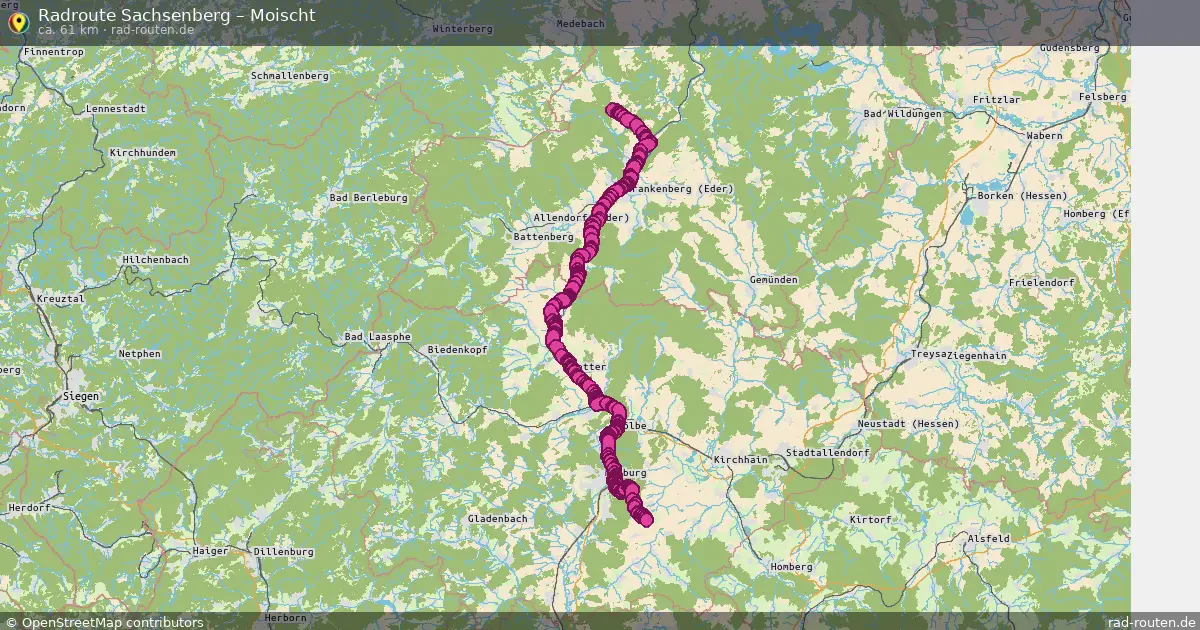 Radtour Sachsenberg – Moischt