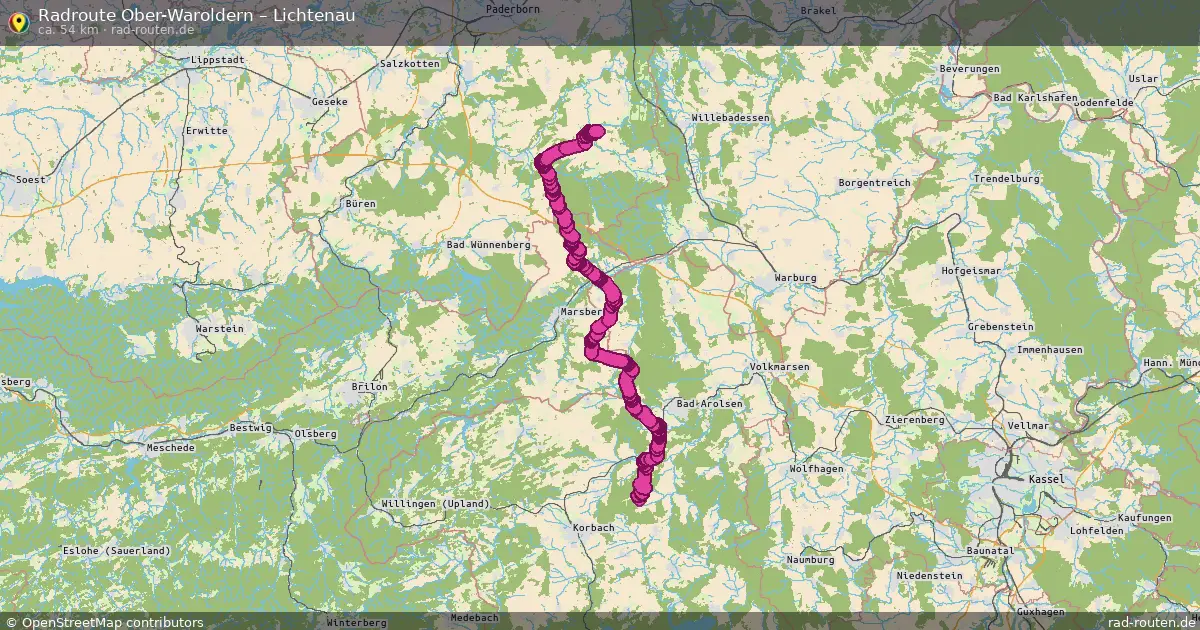 Radtour Ober-Waroldern – Lichtenau
