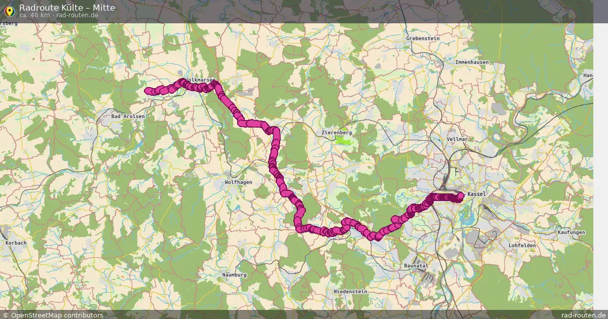 Radtour Külte – Mitte