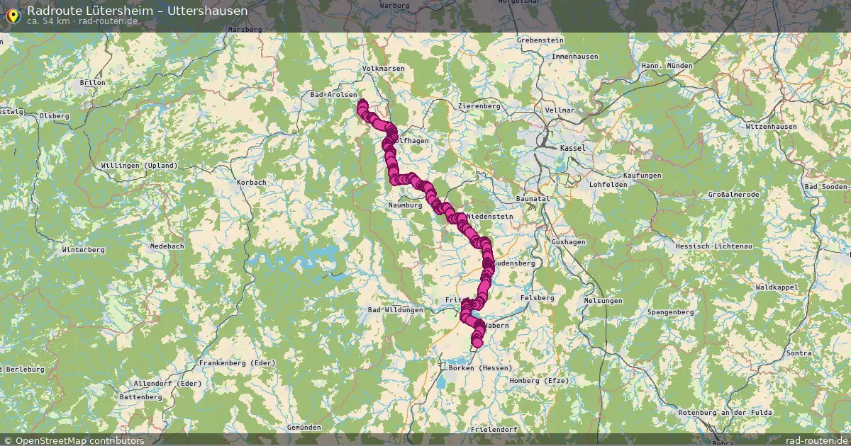 Radtour Lütersheim – Uttershausen