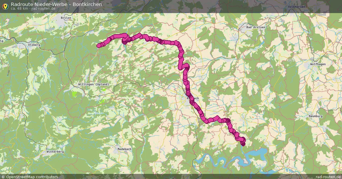 Radtour Nieder-Werbe – Bontkirchen