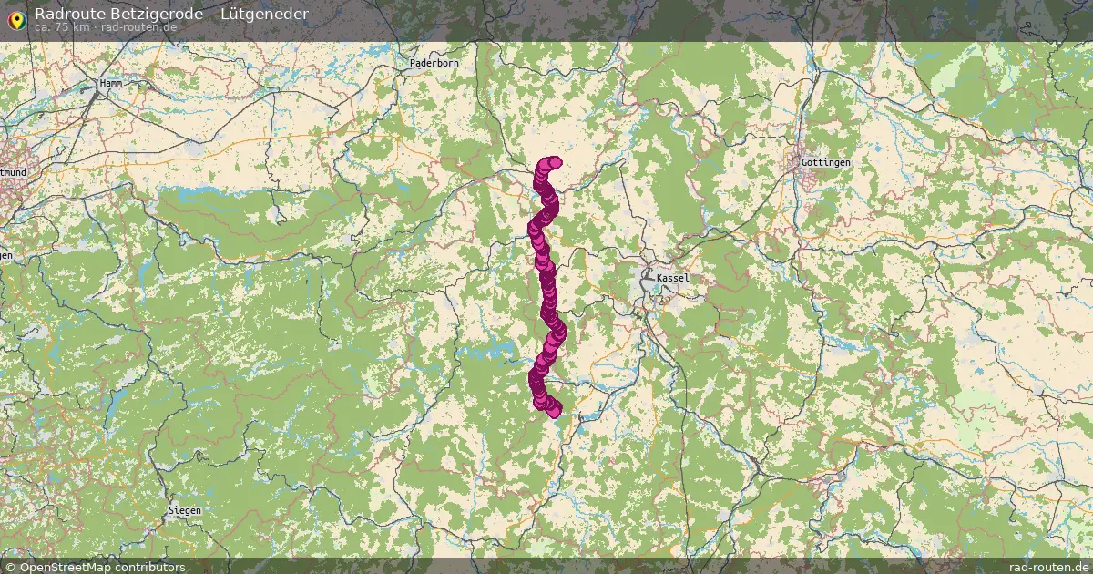 Radtour Betzigerode – Lütgeneder