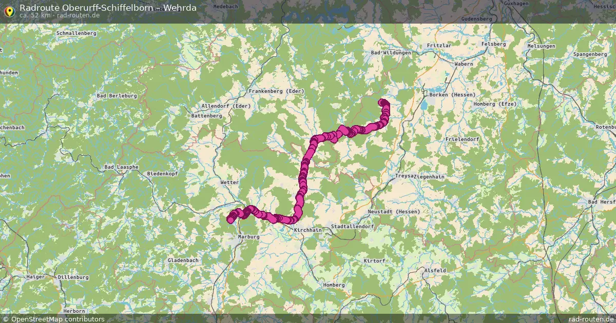 Radtour Oberurff-Schiffelborn – Wehrda