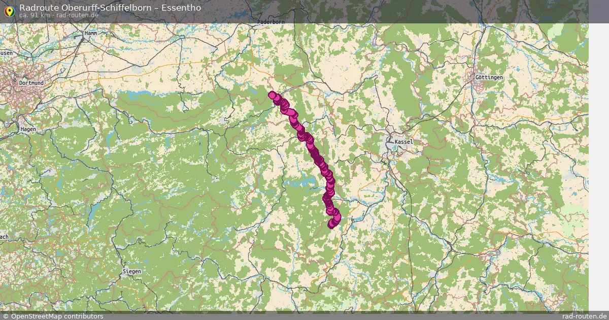 Radtour Oberurff-Schiffelborn – Essentho