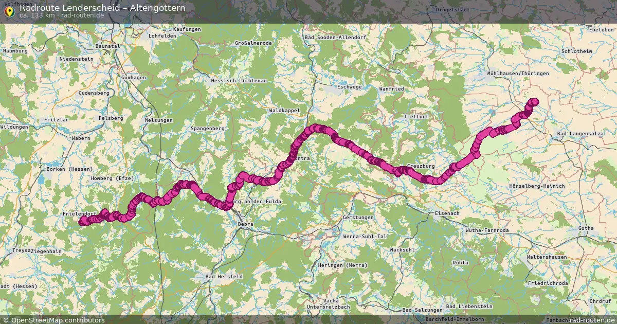Radtour Lenderscheid – Altengottern