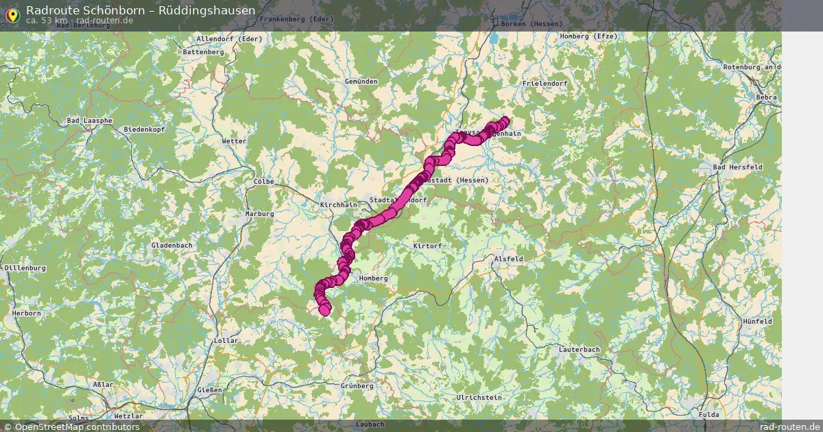 Radtour Schönborn – Rüddingshausen