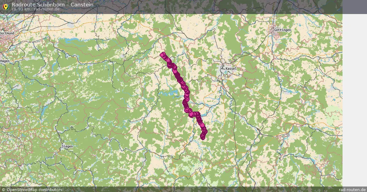 Radtour Schönborn – Canstein