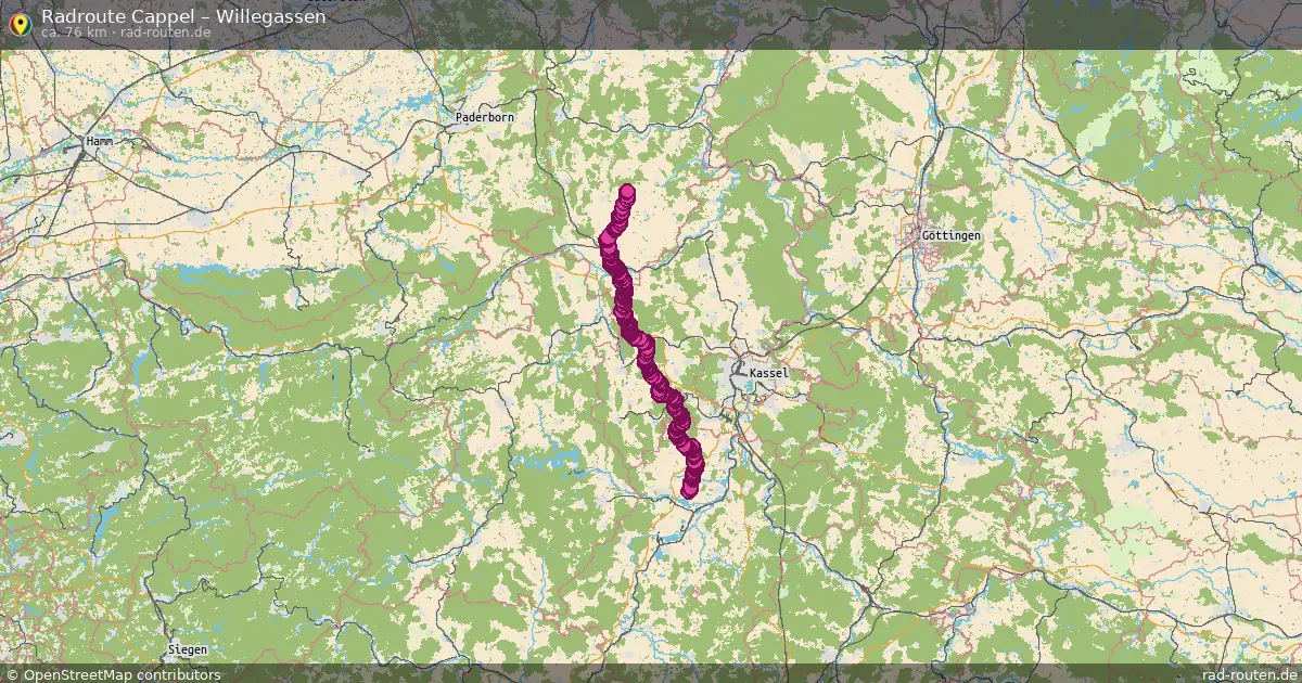 Radtour Cappel – Willegassen