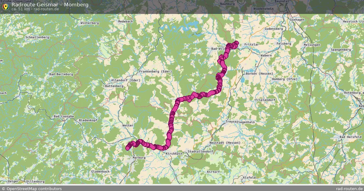 Radtour Geismar – Momberg