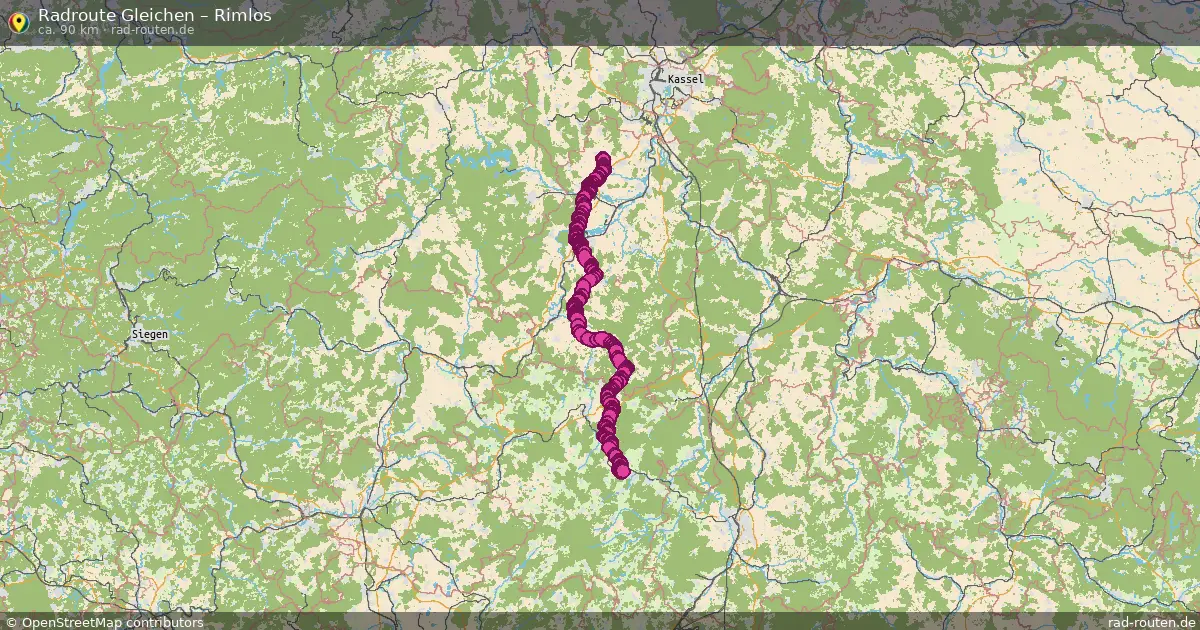 Radtour Gleichen – Rimlos