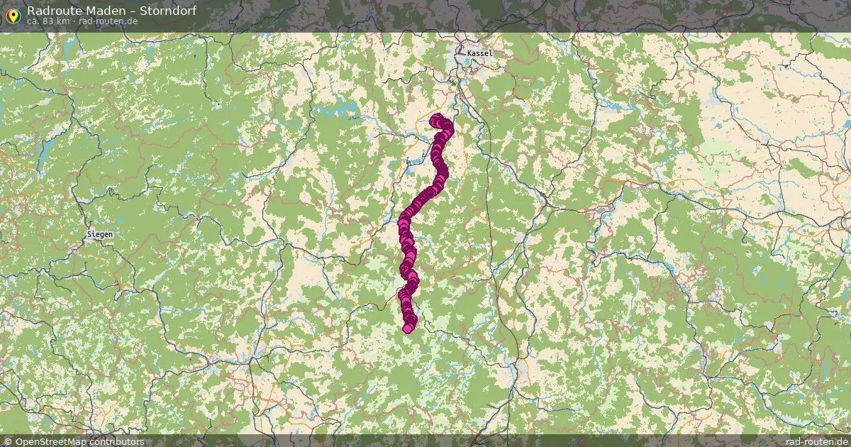 Radtour Maden – Storndorf