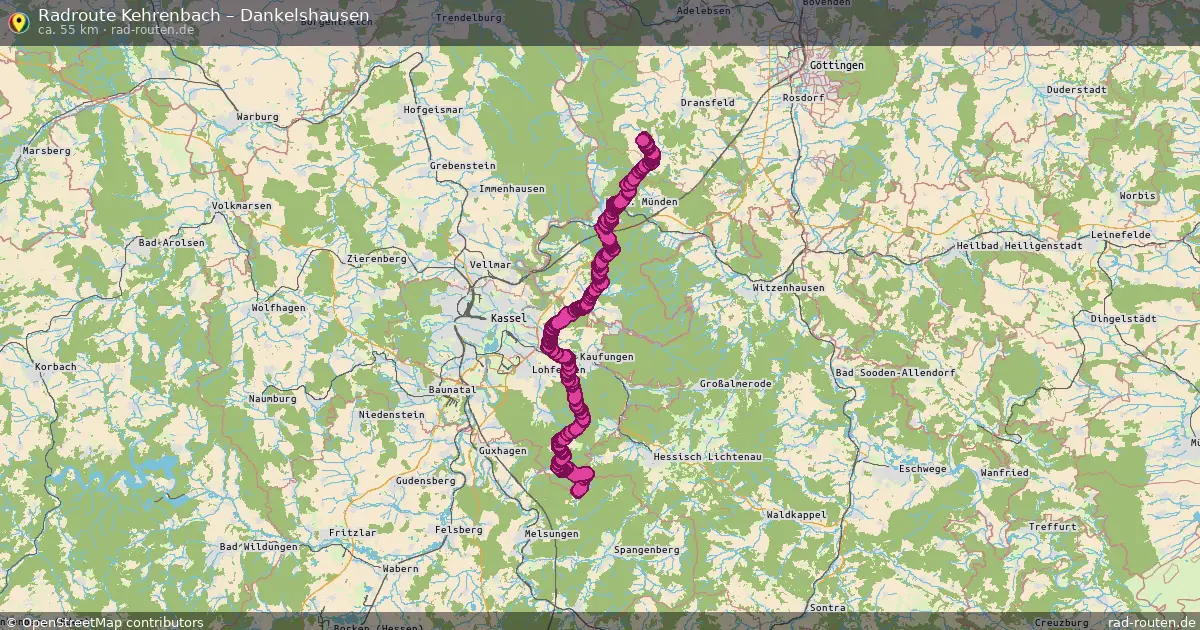 Radtour Kehrenbach – Dankelshausen