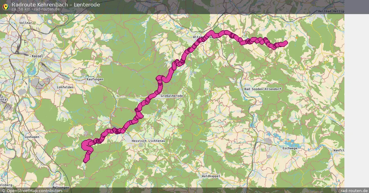 Radtour Kehrenbach – Lenterode