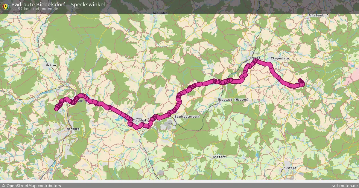 Radtour Riebelsdorf – Speckswinkel