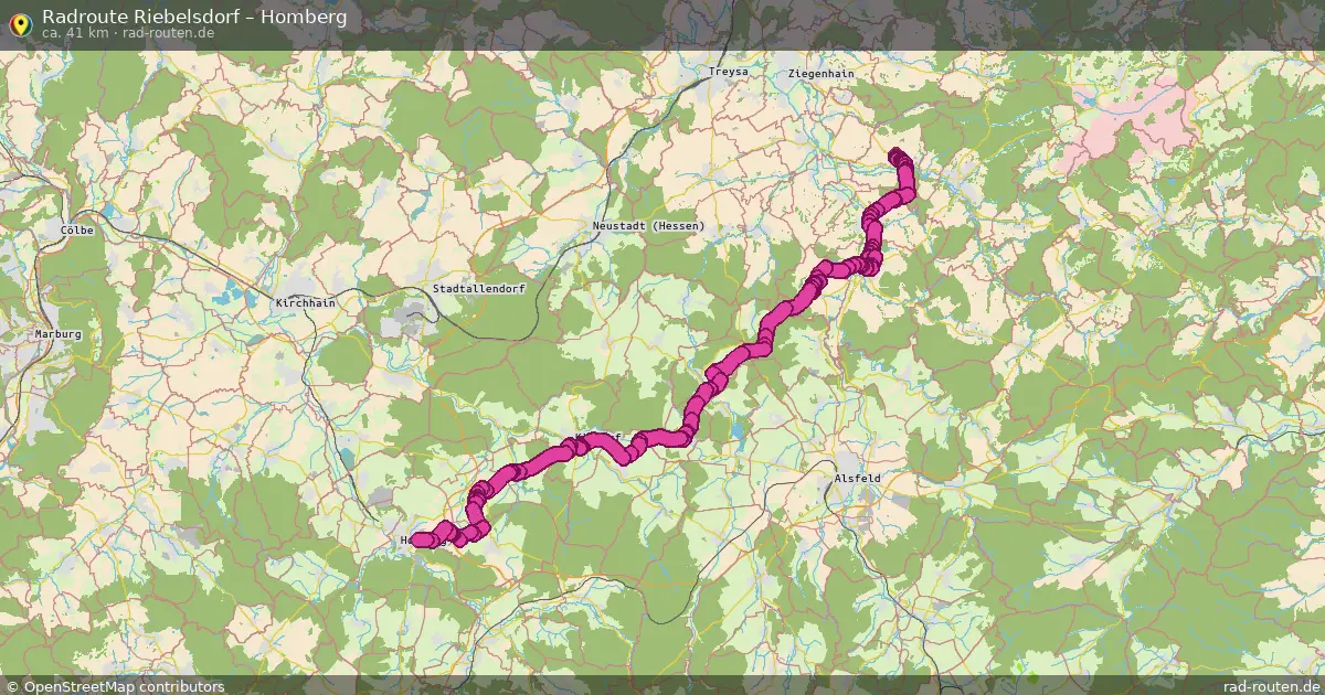 Radtour Riebelsdorf – Homberg