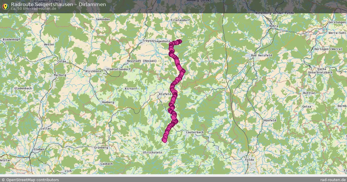 Radtour Seigertshausen – Dirlammen
