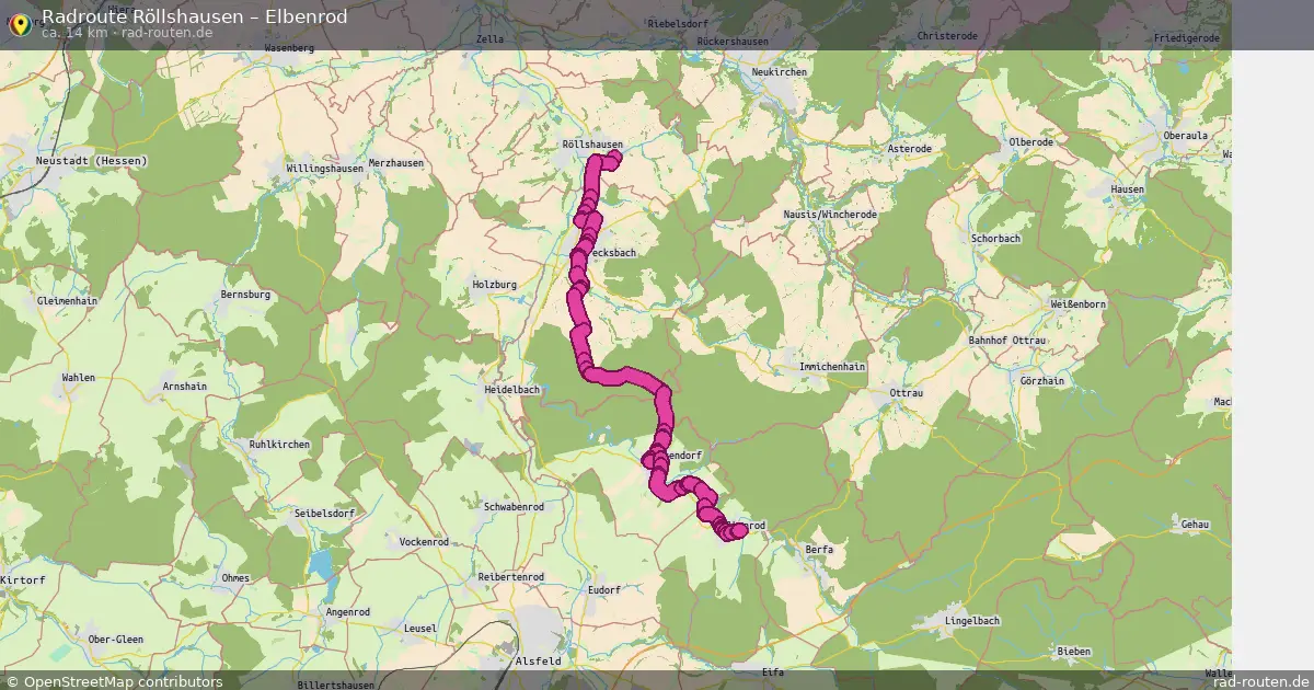 Radtour Röllshausen – Elbenrod
