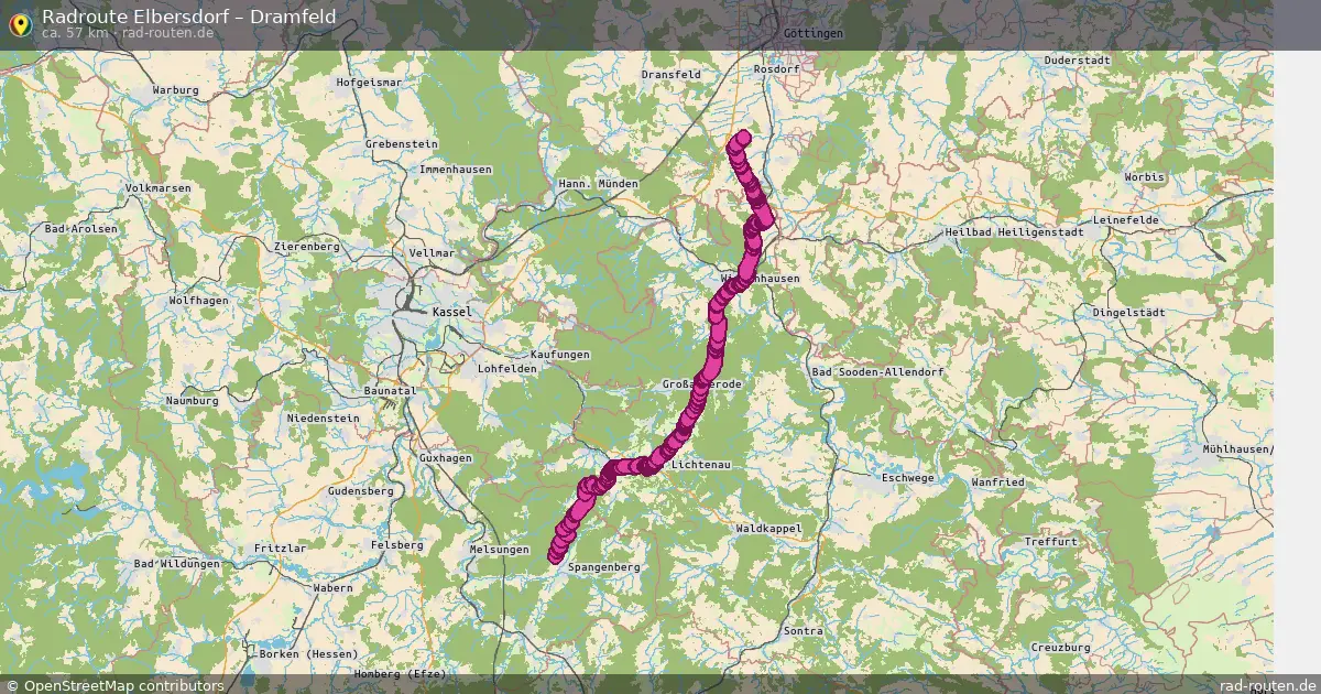 Radtour Elbersdorf – Dramfeld