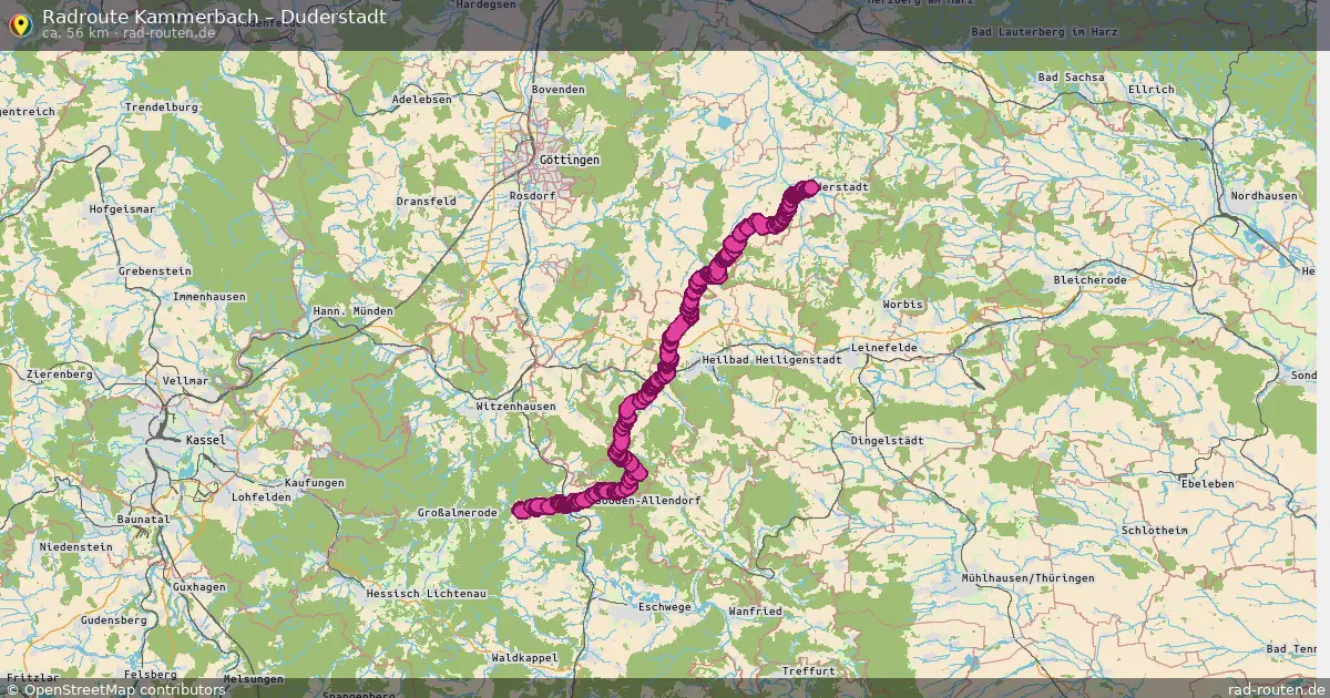 Radtour Kammerbach – Duderstadt