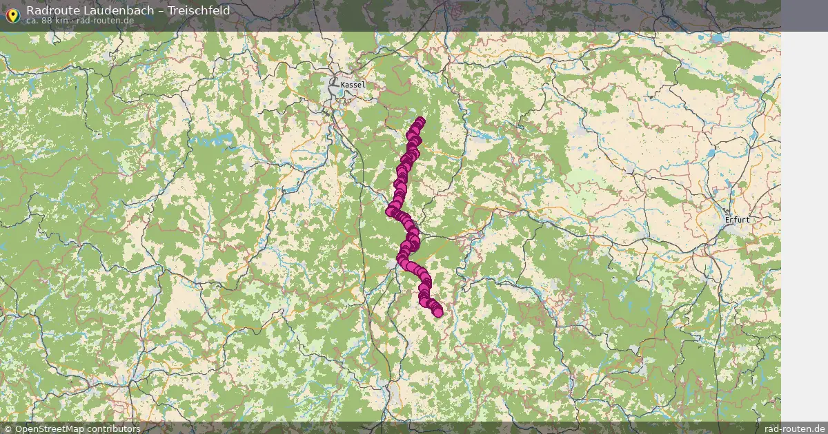 Radtour Laudenbach – Treischfeld