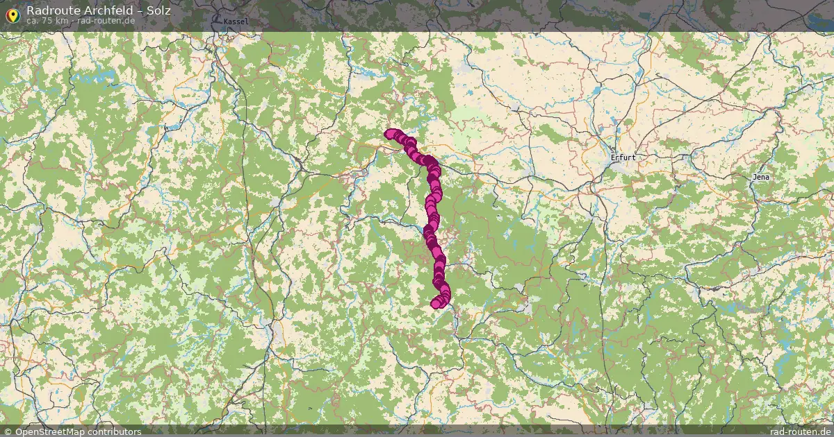 Radtour Archfeld – Solz