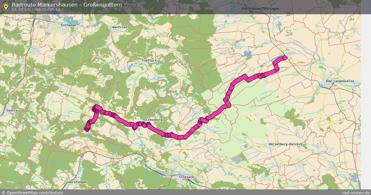 Radtour Markershausen – Großengottern
