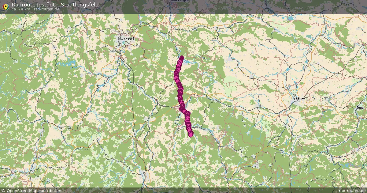 Radtour Jestädt – Stadtlengsfeld