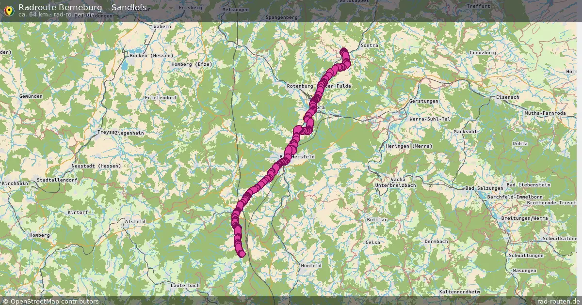 Radtour Berneburg – Sandlofs